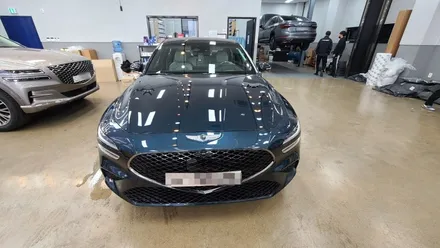 G70 태즈먼 블루, 3종 케미컬 코팅 +레인보우 V90 시공 완료 / 김해시 어방동
