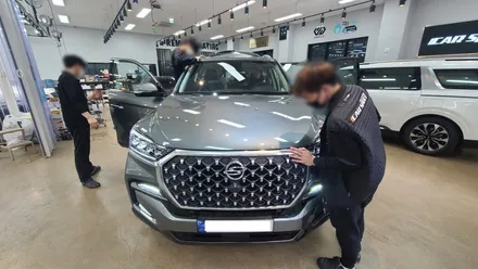 카스페이스 김해점의 렉스턴 신차 검수는 이렇게까지 디테일게 진행됩니다! / 김해시 어방동