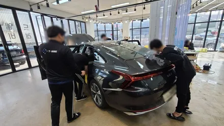 기아 K8 신차 검수에서 나온 하자는 총 몇 개? / 김해시 어방동