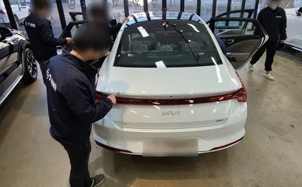 K8, 신차패키지 작업 전 카스페이스 김해점에서 상태 알아보자! / 김해시 어방동