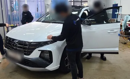 디테일함은 최고! 투싼으로 카스페이스 김해점의 신차검수 과정 확인 / 김해시 어방동
