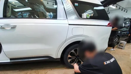 카스페이스 김해점, 완벽한 신차검수로 작은 티끌까지 발견! / 김해시 어방동