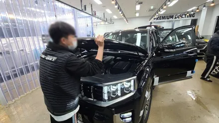 모하비 블랙 입고 후 신차검수 진행했어요! / 김해시 어방동