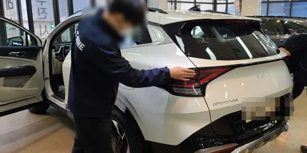 스포티지 전문 카스페이스 김해점에서 스포티지의 디테일한 검수 / 김해시 어방동