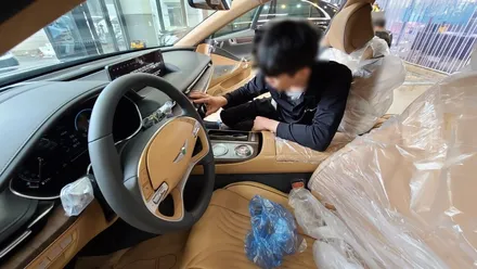 김해에서 제네시스 G80 신차 검수 가장 잘하는 카스페이스 / 김해시 어방동