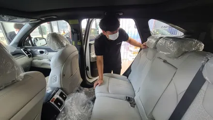 MQ4 썬팅 전 신차검수 먼저 했는데 이정도면 인수해도 된다고 ? / 김해시 어방동