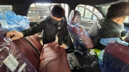 팰리세이드의 신차 검수를 진행한 카스페이스 김해점 / 김해시 어방동