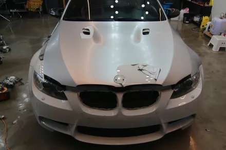 아트랩스킨 용인 일상 :) BMW M3  사틴화이트알루미늄 랩핑지제거 / 용인시 기흥구 농서동