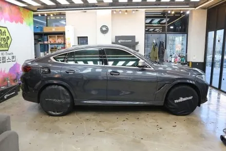 수원, 화성, 동탄, 용인 컬러 PPF 시공점을 찾나요? 사틴 블랙 PPF BMW X6 전체 시공 / 용인시 기흥구 농서동