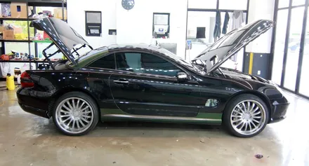 용인 랩핑제거 :) 벤츠 SL55 AMG 원래 색상 컬러로 귀환! / 용인시 기흥구 농서동