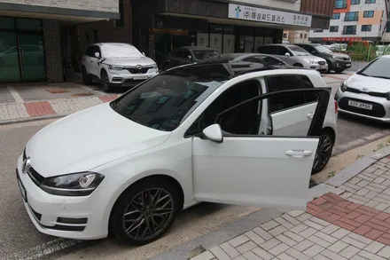 폭스바겐 골프 루프스킨 랩핑 : ) / 용인시 기흥구 농서동
