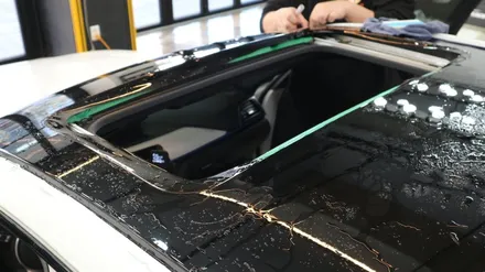 수원 블랙PPF 루프스킨 어디서하세요?  라이트 필름 스모그 컬러 시공 :) BMW F30 (G20) 추천 튜닝템! +사이드미러 카본 랩핑 / 용인시 기흥구 농서동