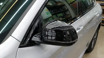 BMW X4 키드니 그릴 사이드미러 랩핑 시공 / 용인시 기흥구 농서동
