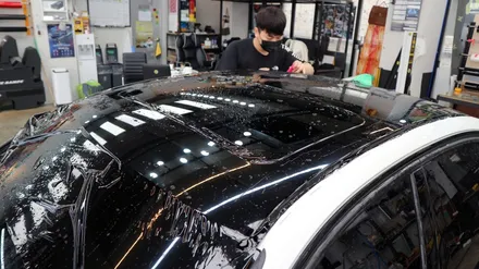 동탄 블랙PPF 루프스킨 잘 하는곳? BMW3시리즈 시공 / 용인시 기흥구 농서동