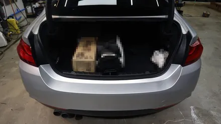 BMW 420i 사틴 메탈릭 실버 전체 랩핑 / 완성된 모습만 담긴... 슬픈 블로그... 어휴...스튜어디스 언니 미안해...[fast. sd카드 뻑남] / 용인시 기흥구 농서동