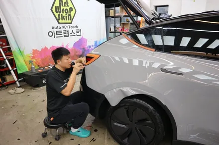 자동차 컬러 PPF 전체 랩핑 테슬라 모델Y 주니퍼 시공 가격은? / 용인시 기흥구 농서동