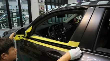 BMW X4 크롬 죽이기 랩핑 + 블랙 그릴 교환 역시...-_-b [튜닝 추천] / 용인시 기흥구 농서동