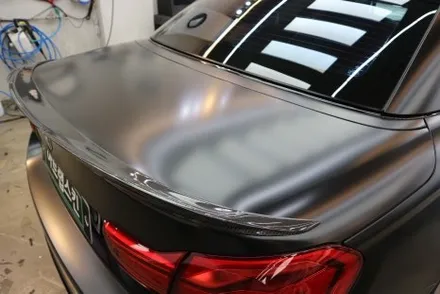BMW F32 430iM 스포츠 쿠페 사틴 블랙 용인 전체 랩핑 시공 / 용인시 기흥구 농서동