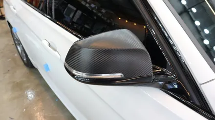 수원 블랙PPF 루프스킨 어디서하세요?  라이트 필름 스모그 컬러 시공 :) BMW F30 (G20) 추천 튜닝템! +사이드미러 카본 랩핑 / 용인시 기흥구 농서동