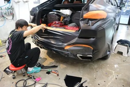 수원, 화성, 동탄, 용인 컬러 PPF 시공점을 찾나요? 사틴 블랙 PPF BMW X6 전체 시공 / 용인시 기흥구 농서동