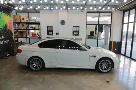 아트랩스킨 용인 일상 :) BMW M3  사틴화이트알루미늄 랩핑지제거 / 용인시 기흥구 농서동