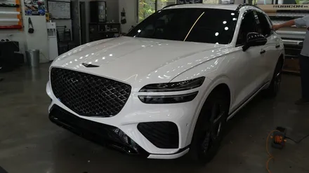 제네시스 gv70 간단한 랩핑 : ) 크롬죽이기 / 용인시 기흥구 농서동