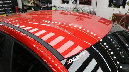 XM3  루프스킨 + 사이드미러 + 도어손잡이(랩핑) 블랙 PPF 용인 아트랩스킨 시공 / 용인시 기흥구 농서동