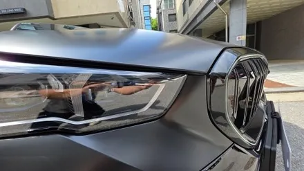 차량 랩핑 가격은 얼마인가요? BMW 5시리즈 사틴 블랙 / 용인시 기흥구 농서동