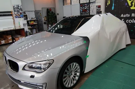 BMW 7시리즈 튜닝(F01) 차량 랩핑 : ) 가격은 어떨까요? -상- / 용인시 기흥구 농서동