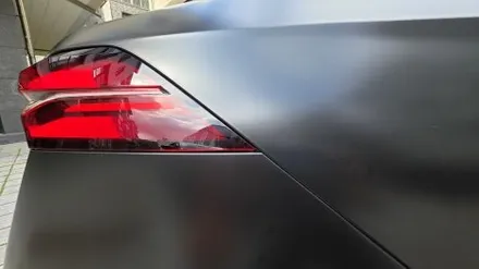 차량 랩핑 가격은 얼마인가요? BMW 5시리즈 사틴 블랙 / 용인시 기흥구 농서동