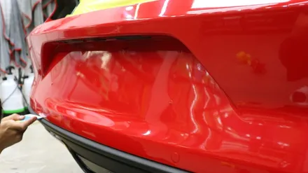 머스탱 5.0 GT 컨버터블 에이버리 슈프림 카마인 레드 전체 랩핑으로 확실한 튜닝 효과를 얻을 수 있습니다. / 용인시 기흥구 농서동