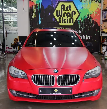 BMW5시리즈 리스토어 1탄 : 자동차랩핑지 사용기간에 따른 전체 랩핑 제거 비용은 달라요. / 용인시 기흥구 농서동