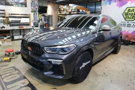 수원, 화성, 동탄, 용인 컬러 PPF 시공점을 찾나요? 사틴 블랙 PPF BMW X6 전체 시공 / 용인시 기흥구 농서동