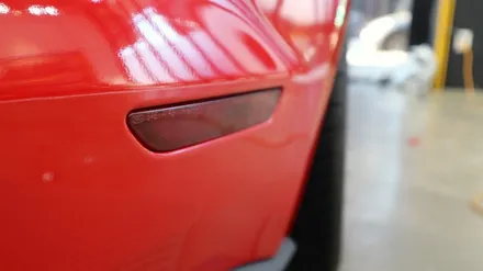 머스탱 5.0 GT 컨버터블 에이버리 슈프림 카마인 레드 전체 랩핑으로 확실한 튜닝 효과를 얻을 수 있습니다. / 용인시 기흥구 농서동