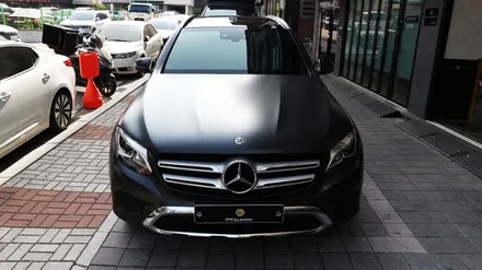 GLC 220d 자동차 랩핑 비용은 어떻게 될까요? :) 에이버리 메탈릭 블랙 락 그레이 / 용인시 기흥구 농서동