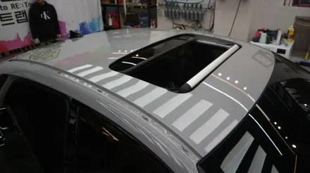 아반떼 N / BMW 3시리즈 블랙 PPF 루프스킨 가격 좋은 곳 동탄 어디서 하면 좋아요? / 용인시 기흥구 농서동