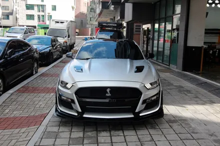 포드 머스탱 자동차 전체 랩핑 :) 3M2080 사틴 화이트 알루미늄 / 용인시 기흥구 농서동