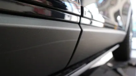 쌍용 올 뉴 렉스턴 더 블랙 오버 휀다+도어+범퍼 하단 가니쉬 포함 펜더 블랙 PPF 랩핑 시공! : ) 아트랩스킨 / 용인시 기흥구 농서동