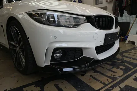BMW F32 430iM 스포츠 쿠페 사틴 블랙 용인 전체 랩핑 시공 / 용인시 기흥구 농서동