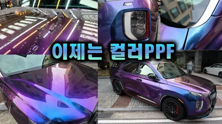 전체 랩핑? 이제는 컬러 PPF 시공입니다. 물론 가격도 합리적으로!! 카멜레온 컬러 PPF 블루 스톤 마브(Mauve) / 용인시 기흥구 농서동
