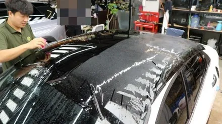 자동차 루프스킨 비용은? 아반떼 CN7 기준으로 알아볼까요? / 용인시 기흥구 농서동
