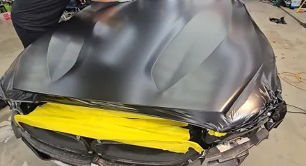 BMW G29 Z4 사틴 블랙 자동차 전체 랩핑 비용은? / 용인시 기흥구 농서동