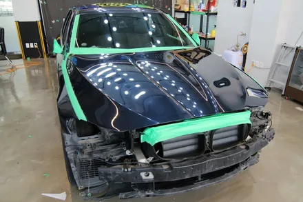 BMW5시리즈 리스토어 2탄 : 랩핑지 선택에 따른 결과물은? 카멜레온랩핑! / 용인시 기흥구 농서동