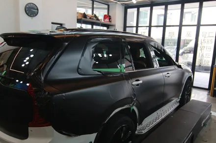 볼보 XC90 반전 매력에 빠져보실까요? -사틴 블랙 랩핑- / 용인시 기흥구 농서동
