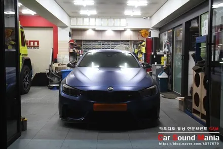 BMW 전용 스피커 소닉디자인 BMW M4 카오디오 튜닝을 완료하다 / 서울 양천구 강서구