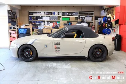 오픈카 카오디오 튜닝의 정성 BMW Z4 합리적인 오디오 튜닝 카사운드매니아 / 서울 양천구 강서구