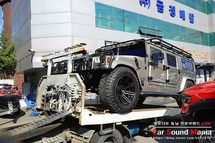 공도에서 쉽게 볼수 없는 차량들 집합소 카사운드매니아 허머H1 / 서울 양천구 강서구