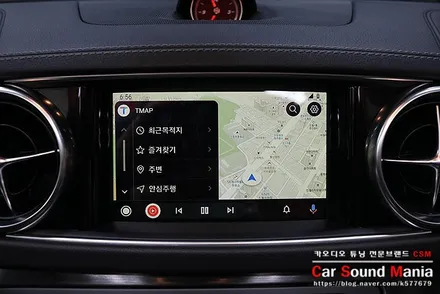 벤츠SL 카플레이 전문 양천구카오디오 카사운드매니아 / 서울 양천구 강서구