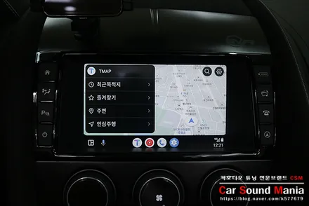 재규어F타입 안드로이드 매립도 카사운드매니아 / 서울 양천구 강서구