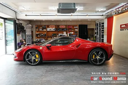 페라리296GTS 블랙박스 전문 장착점 카사운드매니아 / 서울 양천구 강서구